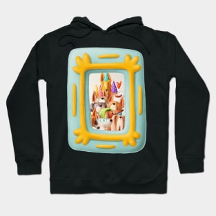 Cute doggo birthday squad Hoodie